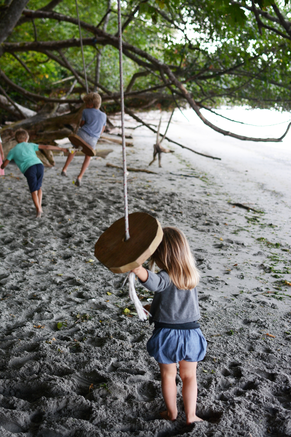 Marlow and rope swing