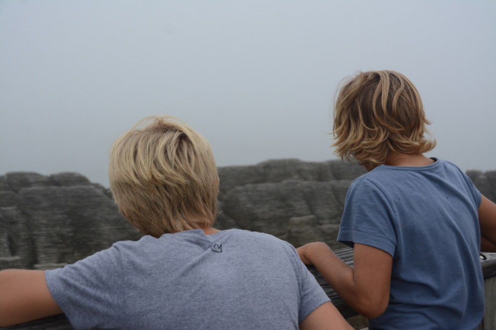 boys at punakaiki