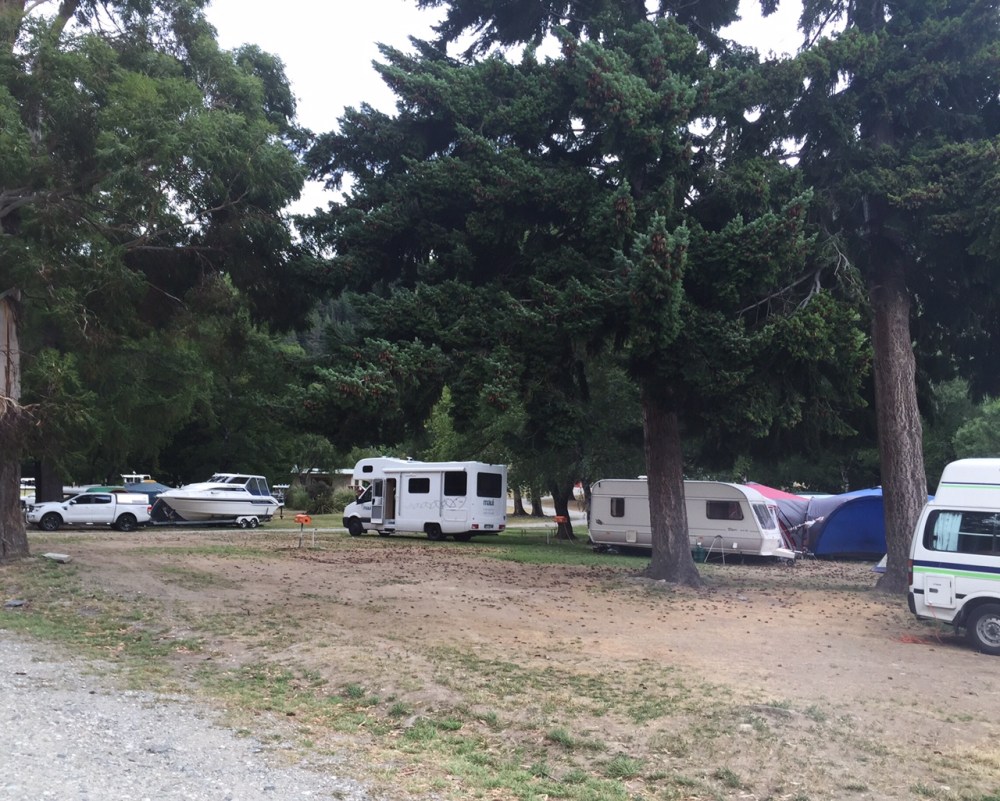 Lake Hawea campsite