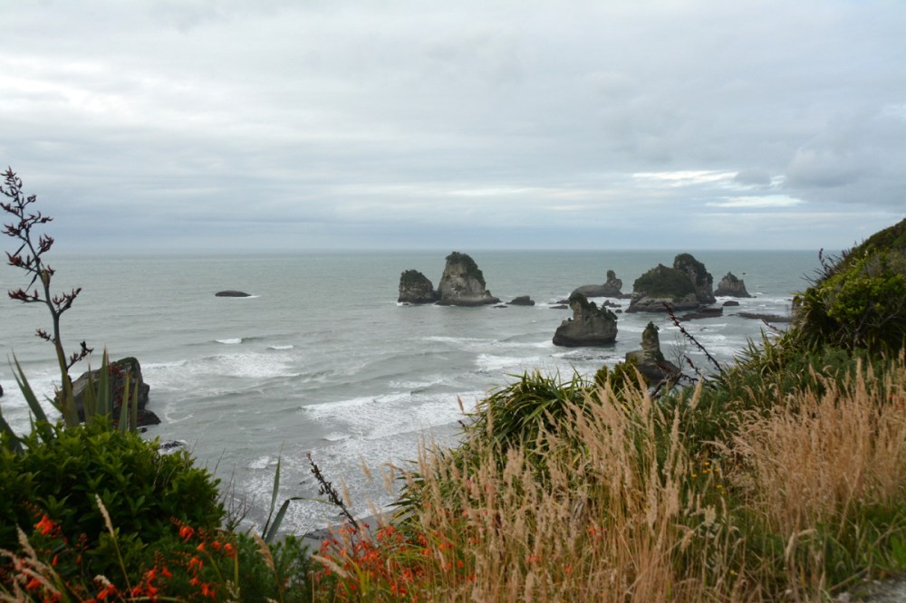 ocean view from Punakaiki