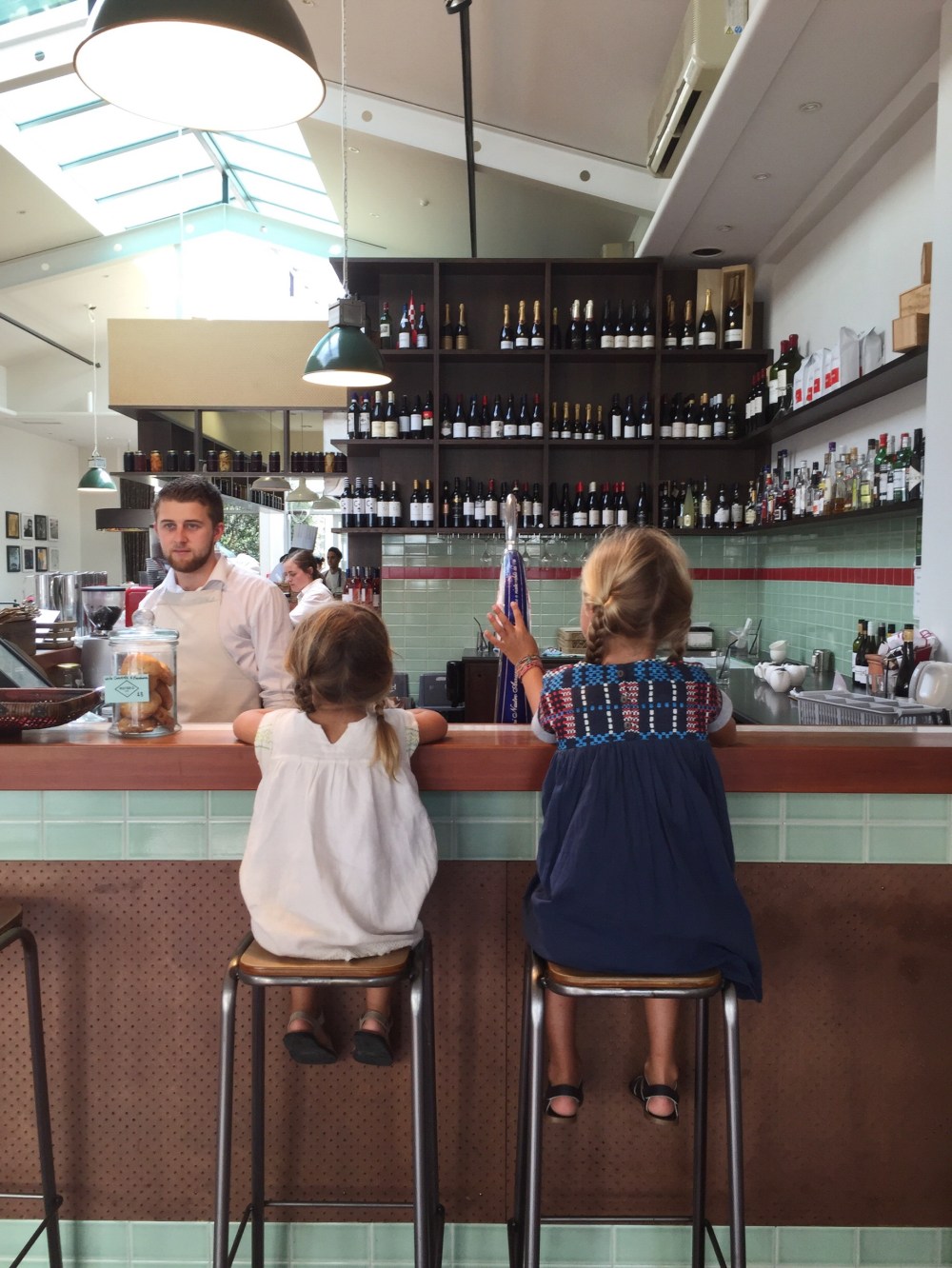 eating donuts at Mister D