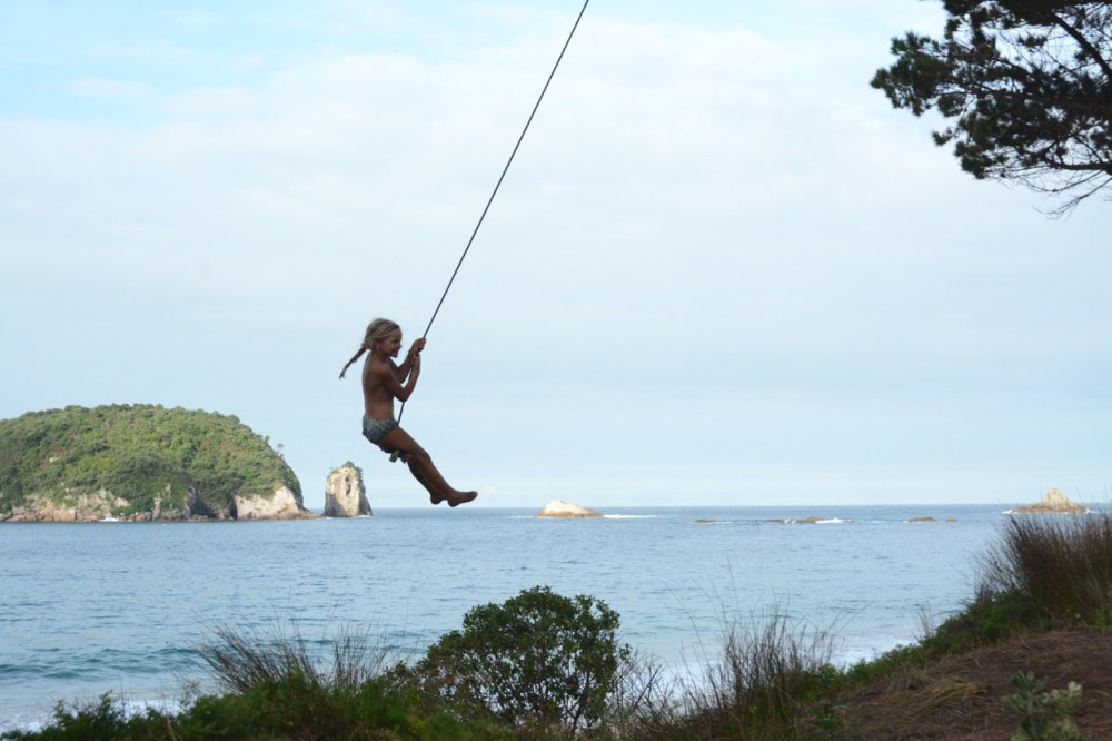 ivy on rope swing