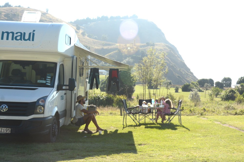 Waipatiki beach campsite