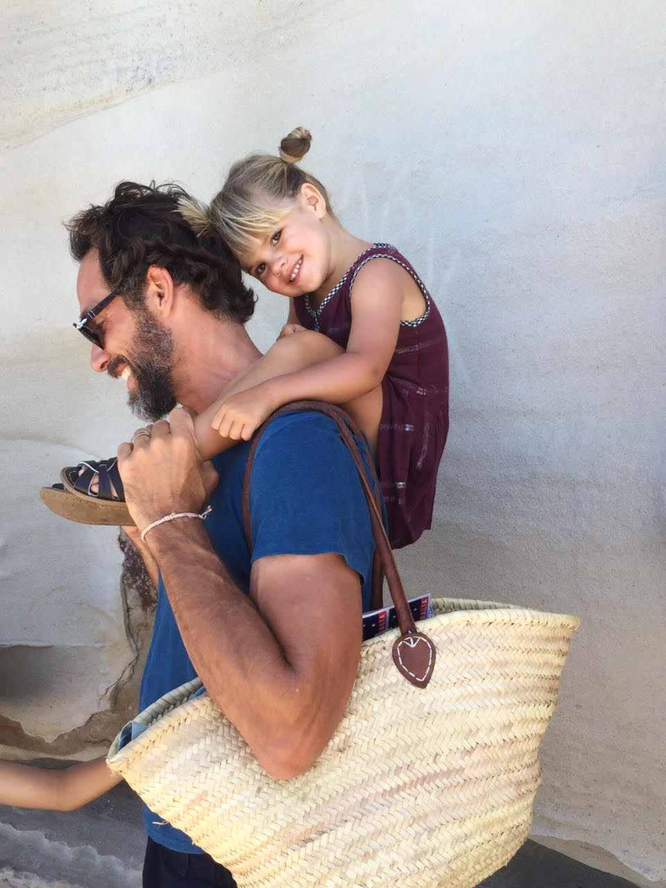 michael and marlow on coastal walk