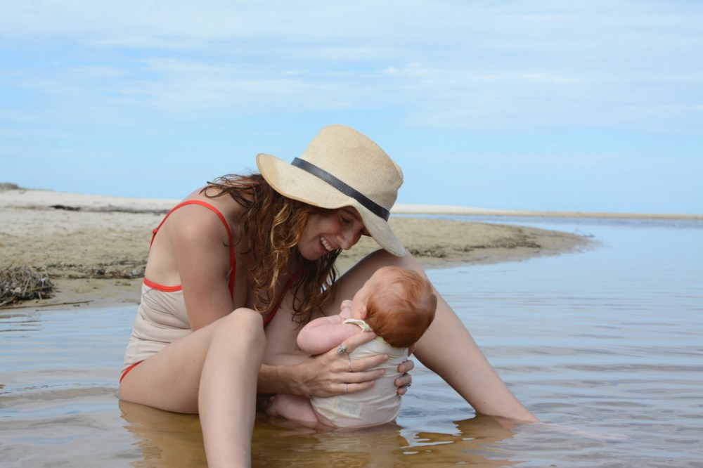 chloe and nell in lake