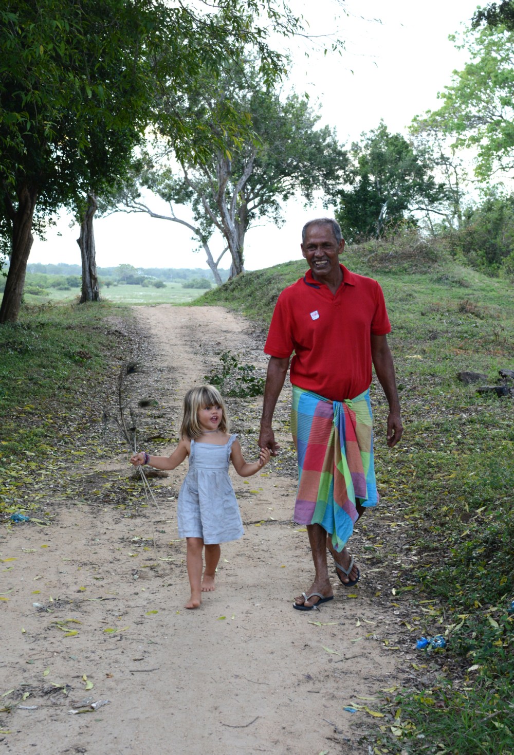 marlow holding hands with Jaya