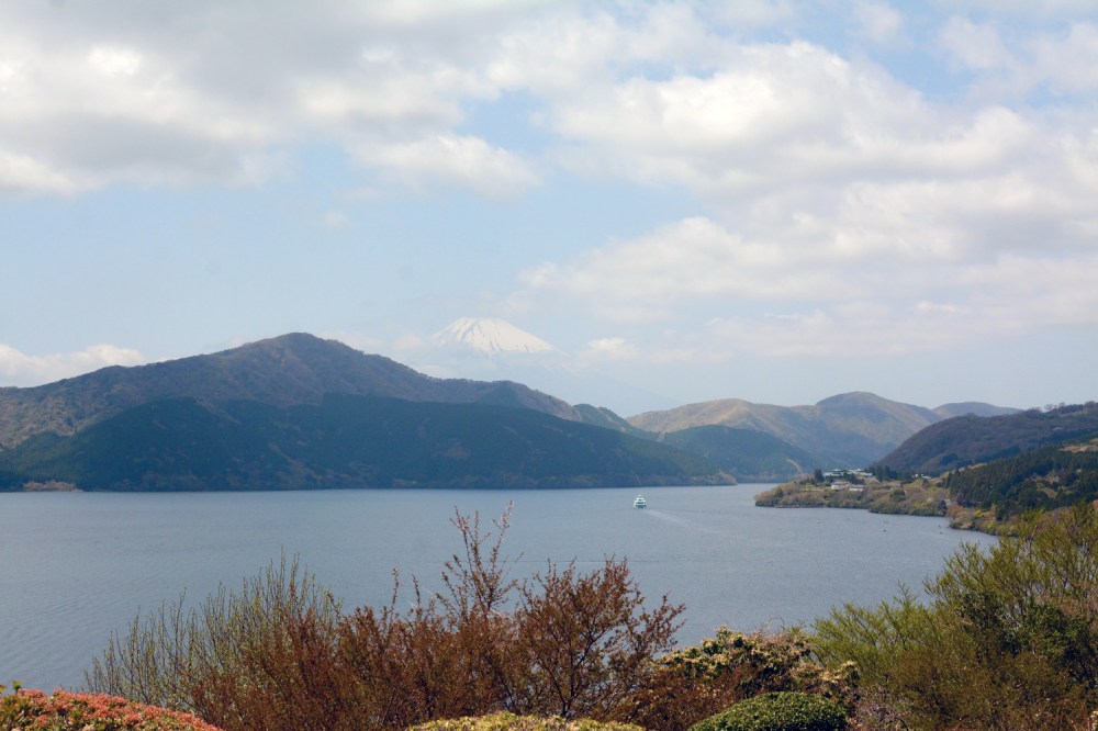 Mount Fuji over Lake Ashi