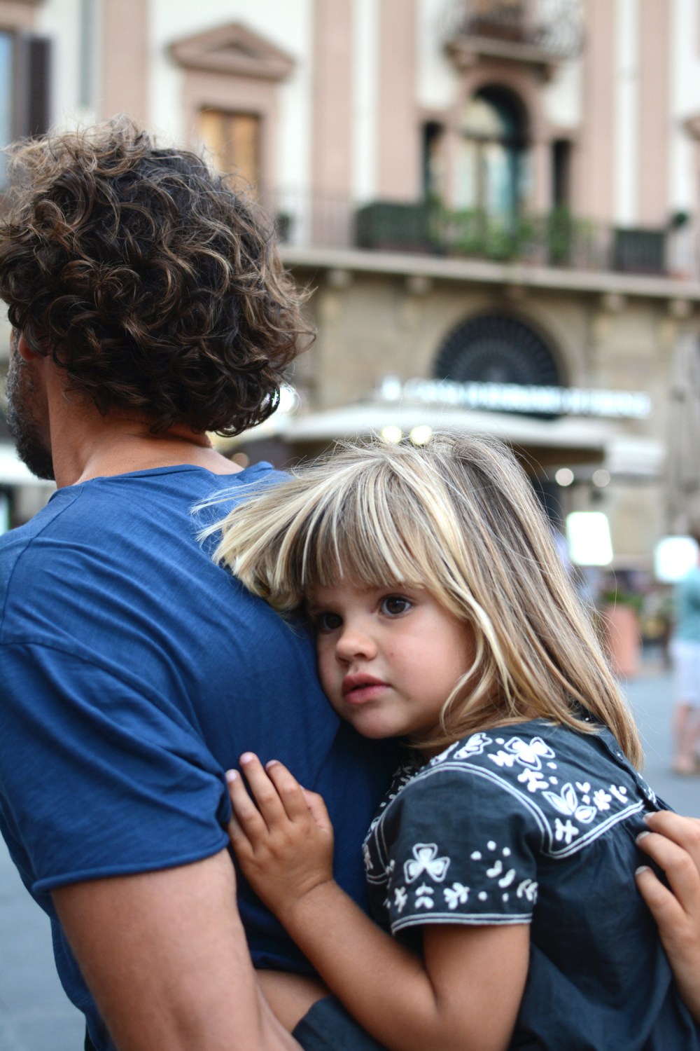 marlow on Michael's back